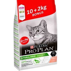 Pro Plan - Pro Plan Sterilised Somonlu Kısır Kedi Maması 10 + Hediye 2 Kg.