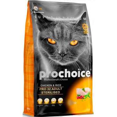 Pro Choice - PROCHOİCE PRO 32 KISIRLAŞTIRILMIŞ KEDİ MAMASI 15 KG.