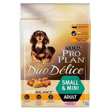 Pro Plan - Proplan Duo Delice Küçük ve Orta Irk Yetişkin Somonlu Köpek Maması 2,5 Kg.