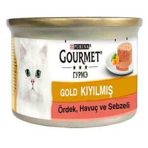 Pro Plan - Gourmet Gold Kıyılmış Ördekli Havuçlu Kedi Konservesi 85 Gr.