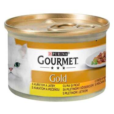 Pro Plan - Gourmet Gold Tavuk Ve Ciğerli Kedi Konservesi 85 Gr.