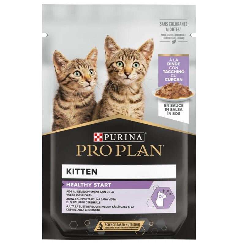 Pro Plan - ProPlan Kitten Hindi Etli Pouch Yavru Kedi Konservesi 85 Gr