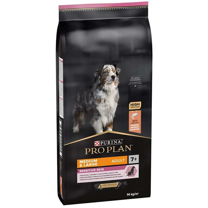 Pro Plan - Pro Plan Somonlu Hassas Yaşlı Kuru Köpek Maması 14 Kg.