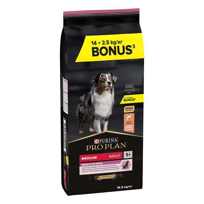 Pro Plan - Pro Plan Somonlu Hassas Yetişkin Kuru Köpek Maması 14 + 2,5 Kg.