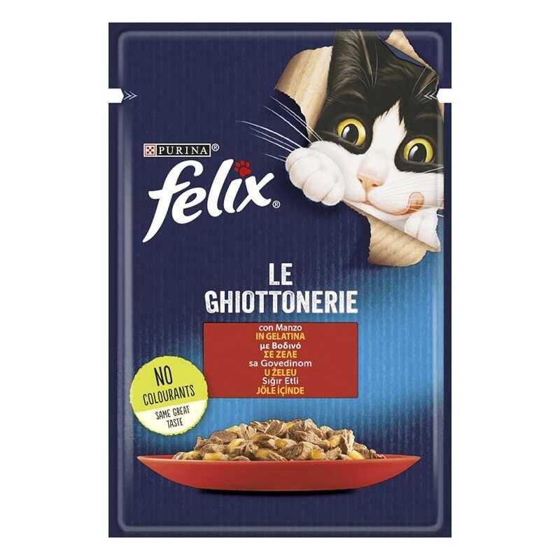 Purina Felix Sığır Etli Kedi Maması 85 Gr. - Thumbnail