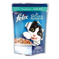 Purina Felix Ton Balıklı Kedi Yaş Maması 85 Gr. - Thumbnail