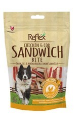 Reflex Bite Tavuk Ve Morina Balıklı Sandviç Sticks Köpek Ödülü 80 Gr - Thumbnail