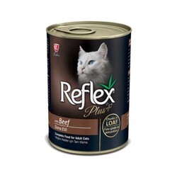 Reflex - Reflex Plus Biftekli Kedi Konserve Pate İçinde Et Parçacıklı 400 Gr.