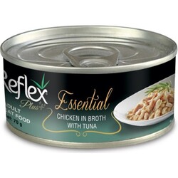 Reflex Plus - Reflex Plus Essential Tavuk Ton Balıklı Kedi Konservesi 70 Gr.
