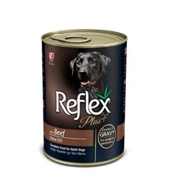 Reflex Plus Gravy Biftekli Parça Etli Köpek Konservesi 400 Gr. - 1