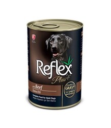 Reflex Plus - Reflex Plus Gravy Biftekli Parça Etli Köpek Konservesi 400 Gr.