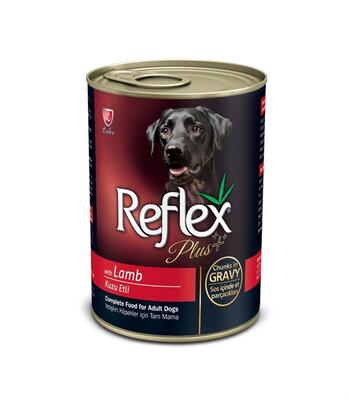 Reflex Plus Gravy Kuzulu Parça Etli Köpek Konservesi 400 Gr. - 1