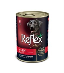 Reflex Plus - Reflex Plus Gravy Kuzulu Parça Etli Köpek Konservesi 400 Gr.