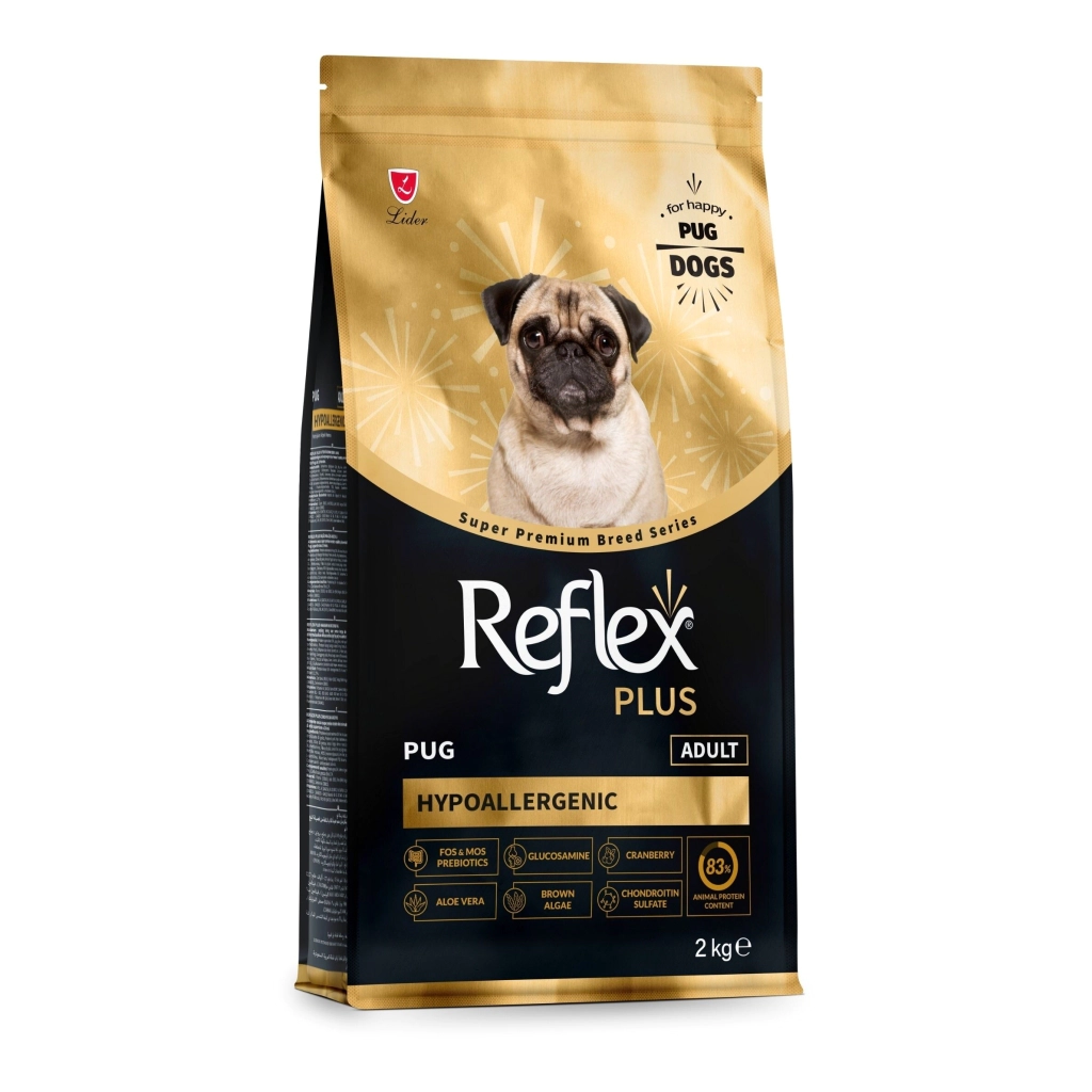 Reflex Plus - Reflex Plus Hipoalerjenik Pug Yetişkin Köpek Maması 2kg