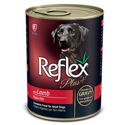 Reflex Plus - Reflex Plus Kuzulu Karaciğerli Yetişkin Köpek Konservesi 415 Gr.