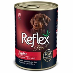 Reflex Plus Kuzulu Parça Etli Yavru Köpek Konservesi 400 Gr. - Thumbnail