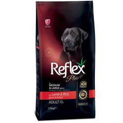 Reflex Plus - Reflex Plus Kuzulu Pirinçli Köpek Maması 15 Kg.