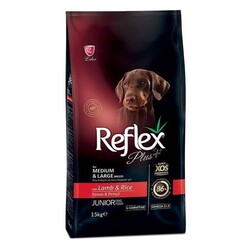 Reflex Plus Kuzulu Pirinçli Yavru Köpek Maması 15 Kg. - Thumbnail