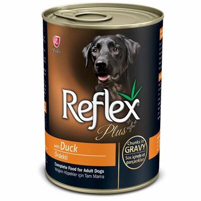 Reflex Plus Ördekli Parça Etli Köpek Konservesi 400 Gr. - 1
