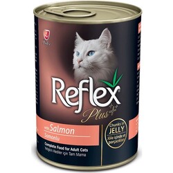 Reflex Plus Somon Balıklı Konserve Yetişkin Kedi Maması 400 Gr. - Thumbnail