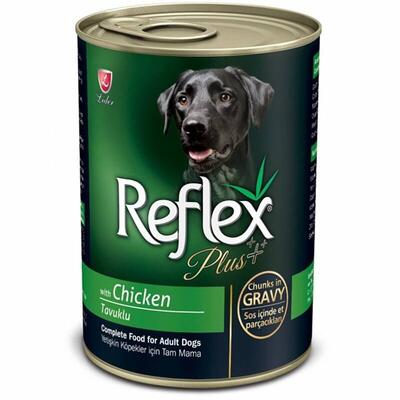 Reflex Plus Tavuklu Parça Etli Köpek Konservesi 400 Gr. - 1