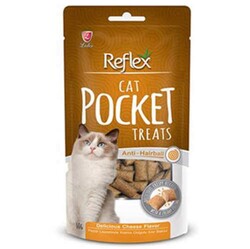 Reflex - Reflex Pocket Anti Hairball Tüy Yumağı Kontrol Kedi Ödülü 60 Gr
