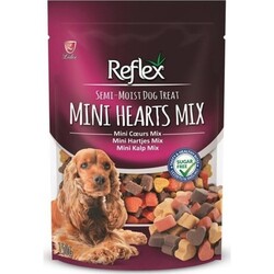 Reflex - Reflex Semi Moist Mini Kalp Mix Köpek Ödül Maması 150 Gr