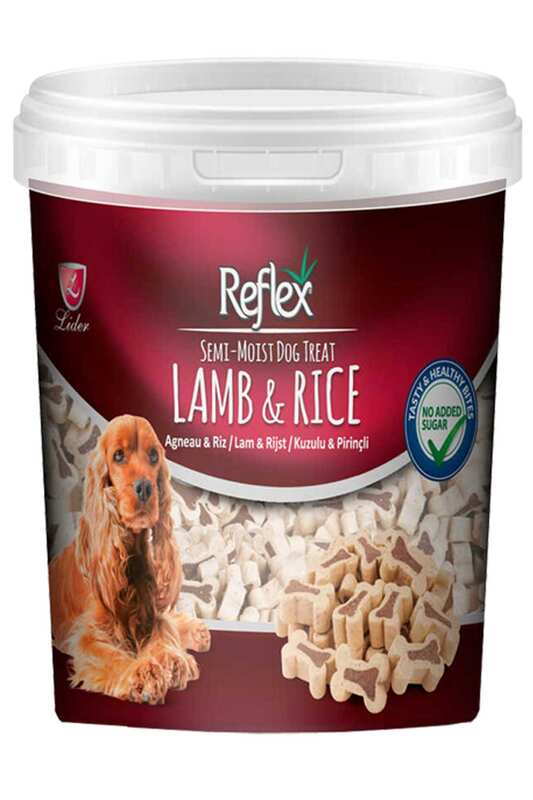Reflex - Reflex Semi-Moist Ödül Maması Kuzulu ve Pirinçli 500gr