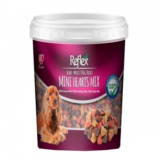 Reflex - Reflex Semi-Moist Ödül Maması Mini Kalp Şekilli Mix Karışık 500gr