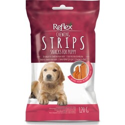 Reflex - Reflex Şerit Yavru Köpek İçin Çiğnemelik Ödül Maması 120 G