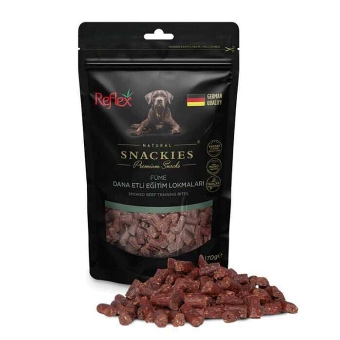 Reflex - Reflex Snackies Füme Dana Etli Lokmalık Yetişkin Köpek Ödülü 170gr