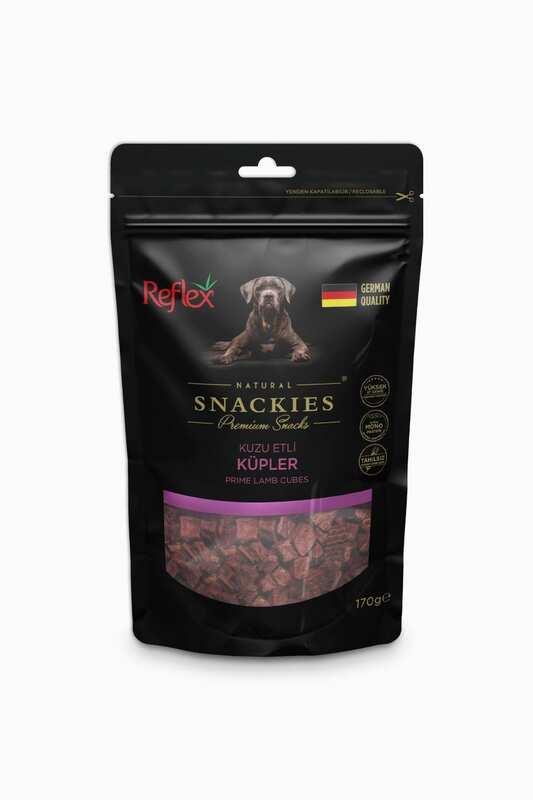 Reflex - Reflex Snackies Kuzu Etli Küpler Yetişkin Köpek Ödülü 170gr