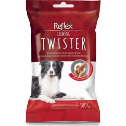 Reflex - Reflex Twister Av Havyanlı Köpek Ödül Çubuğu 100 G