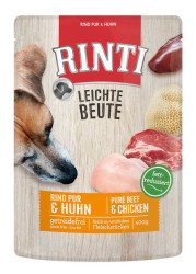 Rinti - Rıntı Leichte Beute Köpek Dana Tavuk Etli Tahılsız Yaş Mama 400 Gr.