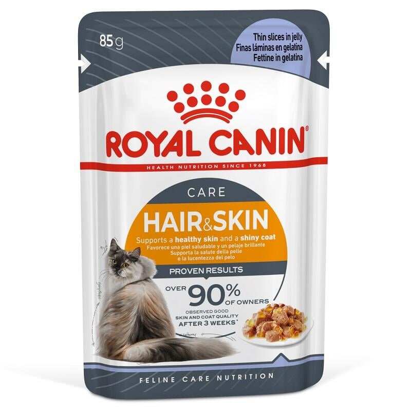 Royal Canin Hair&Skin Jelly Kedi Konservesi 85 Gr - Thumbnail