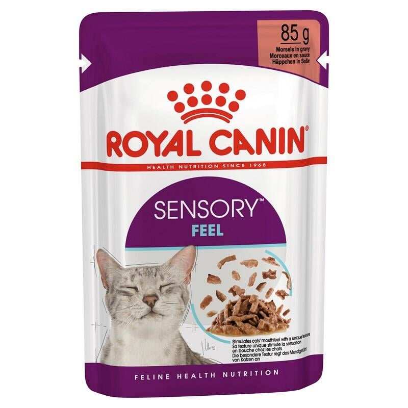 Royal Canın - Royal Canin Sensory Feel Etli ve Balıklı Soslu Kedi Konservesi 85gr