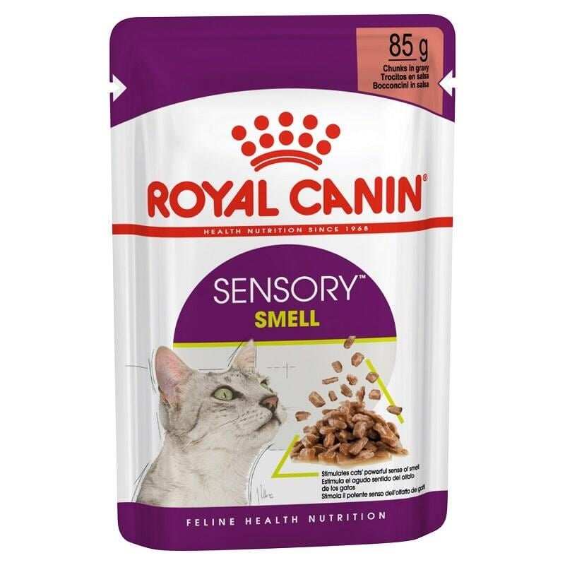 Royal Canın - Royal Canin Sensory Smell Etli ve Balıklı Soslu Kedi Konservesi 85gr