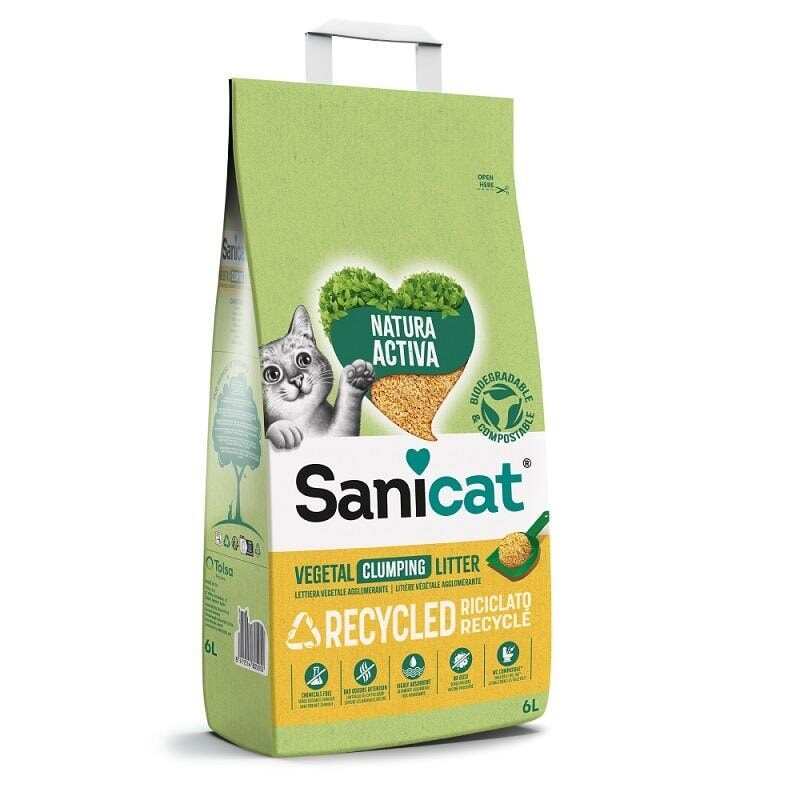 SaniCat - Sanicat Natura Activa Doğal Kedi Kumu 10 Lt