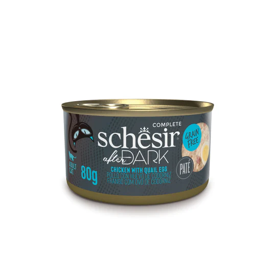 Schesir - SCHESIR AFTER DARK CAN PATE TAVUK&BILDIRCIN YUMUR. 80G