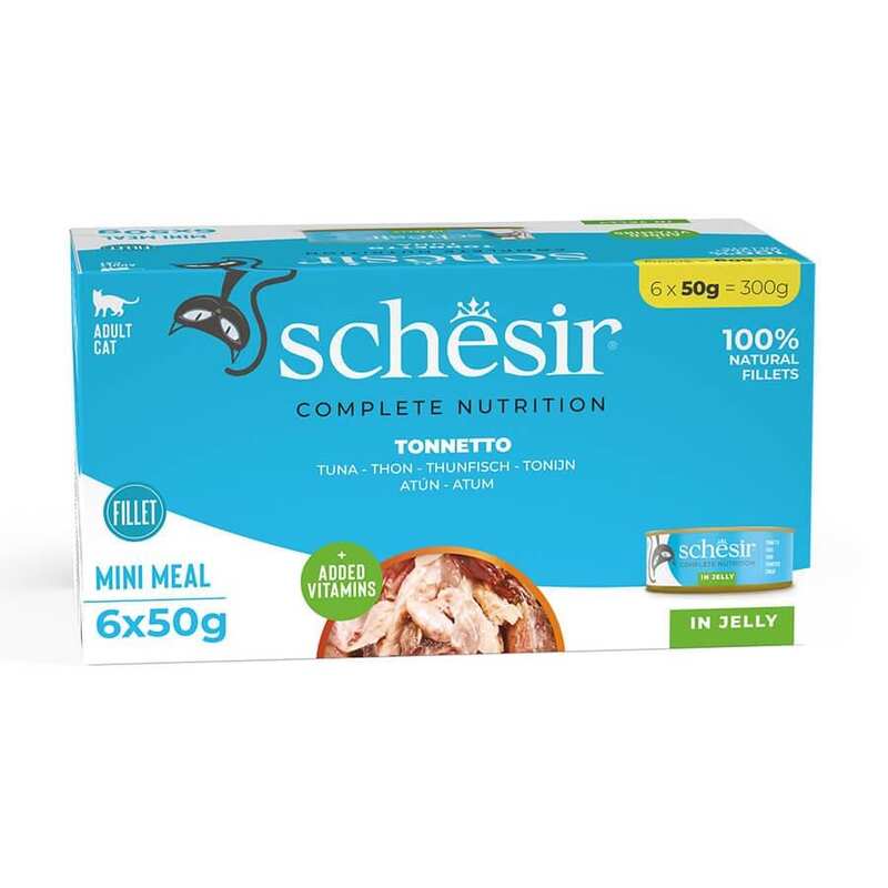 Schesir - Schesir C100 Multipack Ton Balıklı Kedi Yaş Maması 50 Gr. ( 6 Lı Paket )