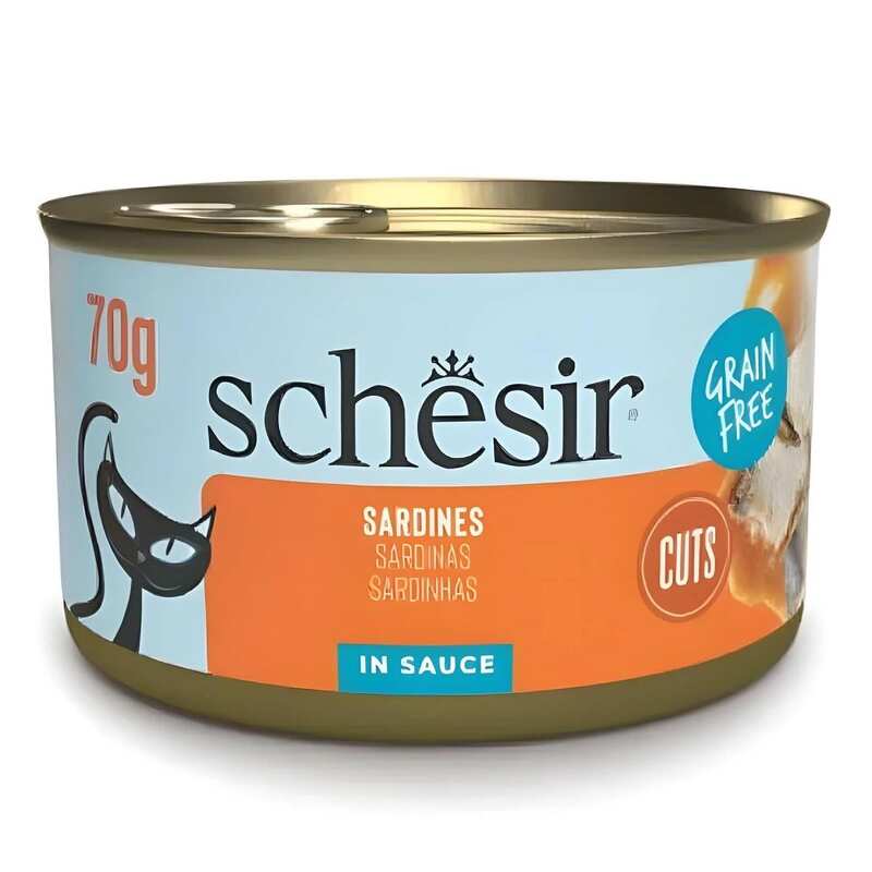 Schesir - Schesir Sardalyalı Sos İçinde Kedi Konservesi 70 Gr