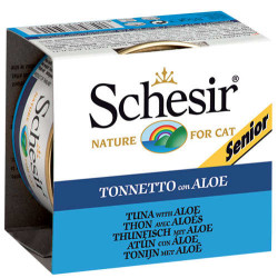 Schesir - Schesir Senior Jelly C188 Ton Balığı Ve Aloe Yaşlı Kedi Konservesi 85 Gr.