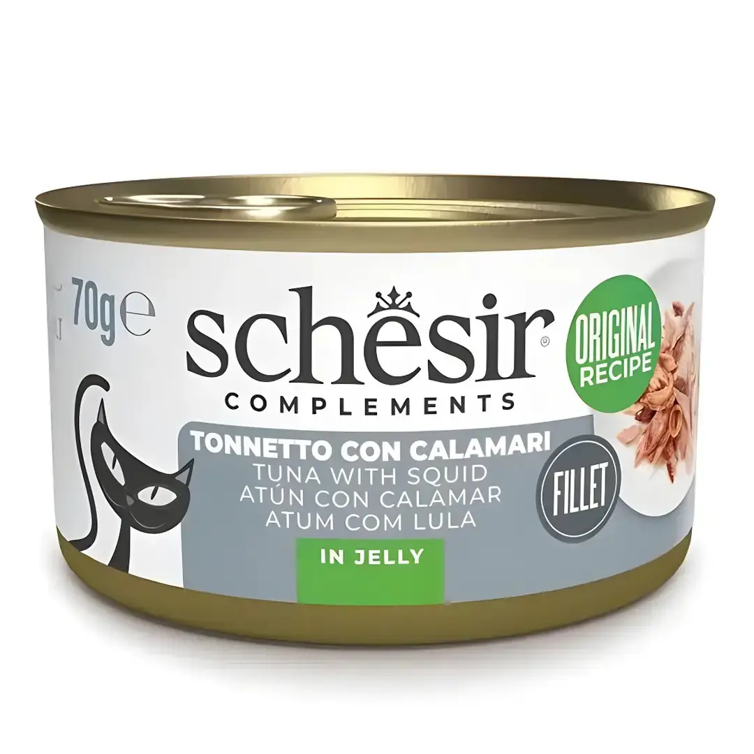 Schesir - Schesir Tavuk Fileto Soslu Kedi Konservesi 70 Gr.