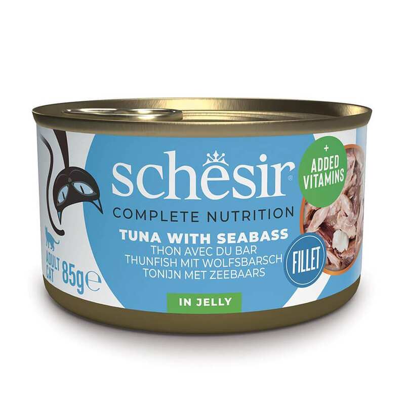 Schesir - Schesir Ton Balığı ve Levrekli Jöleli Kedi Konservesi 85 Gr