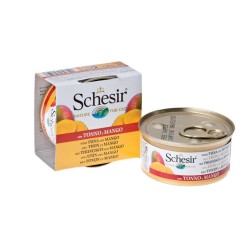 Schesir - Schesir Ton Balıklı Ve Mangolu Kedi Konservesi 75 Gr.