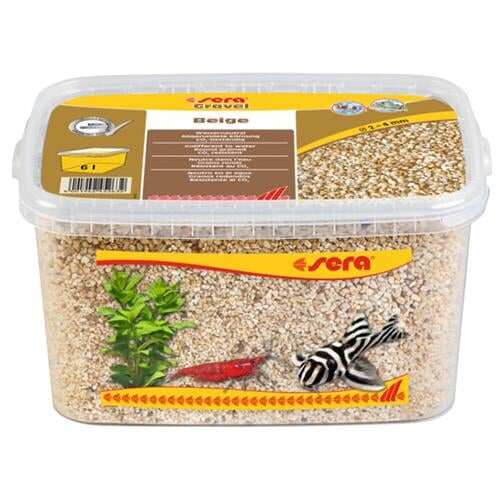 Sera Akvaryum Kumu Bej 2-4 Mm 6 Litre