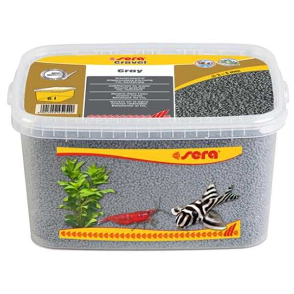 Sera Akvaryum Kumu Gri 2-3 Mm 6 Litre