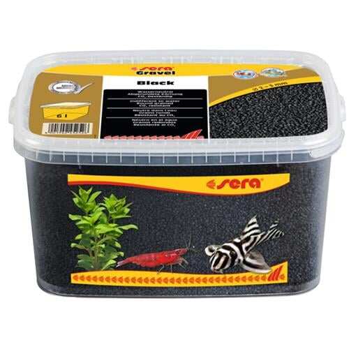 Sera Akvaryum Kumu Siyah 2-3 Mm 6 Litre