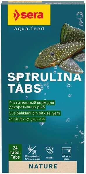 Sera Spirulina Nature - 24 Tablet