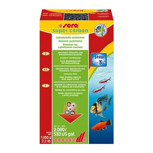 Sera Süper Aktif  Karbon - 1000 Gr